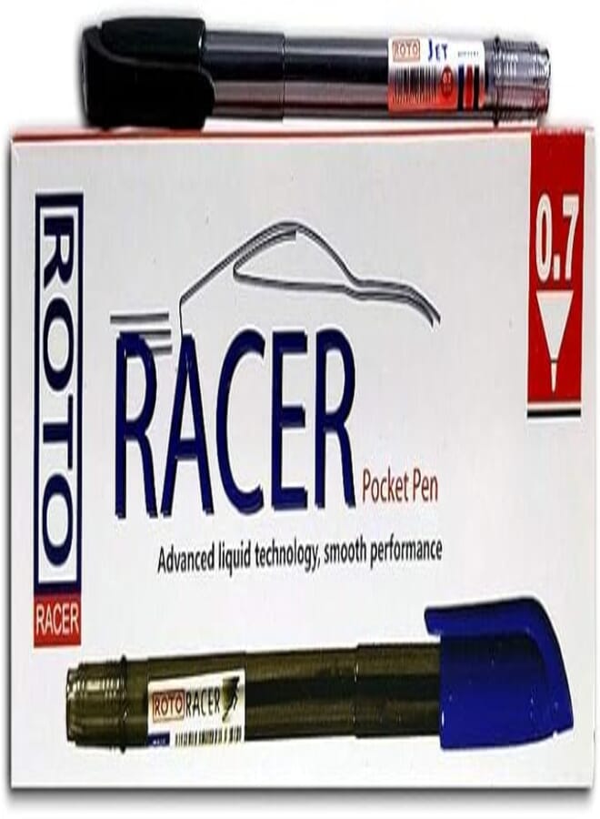 Roto Pack of 12 pens Racer - Black